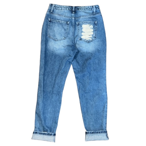 Bridge by Gly Mom Fit Distressed Jeans - Picture 6 of 12